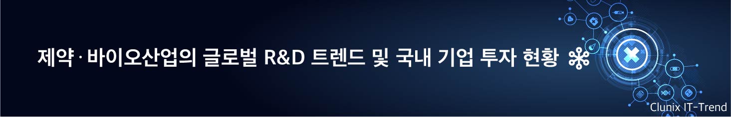 제약·바이오 산업의 글로벌 R&D 트렌드 및 국내기업 투자 현황