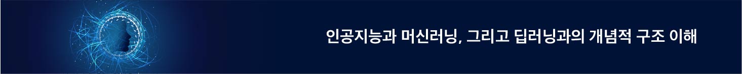 인공지능과 머신러닝 그리고 딥러닝과의 개념적 구조 이해