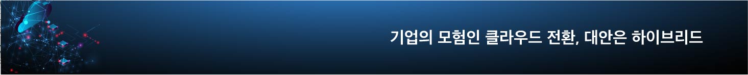 기업의 모험인 클라우드 전환, 대안은 하이브리드